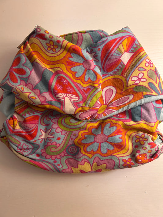 Evie Reusables Rolled Preflat (flat) nappy (003)