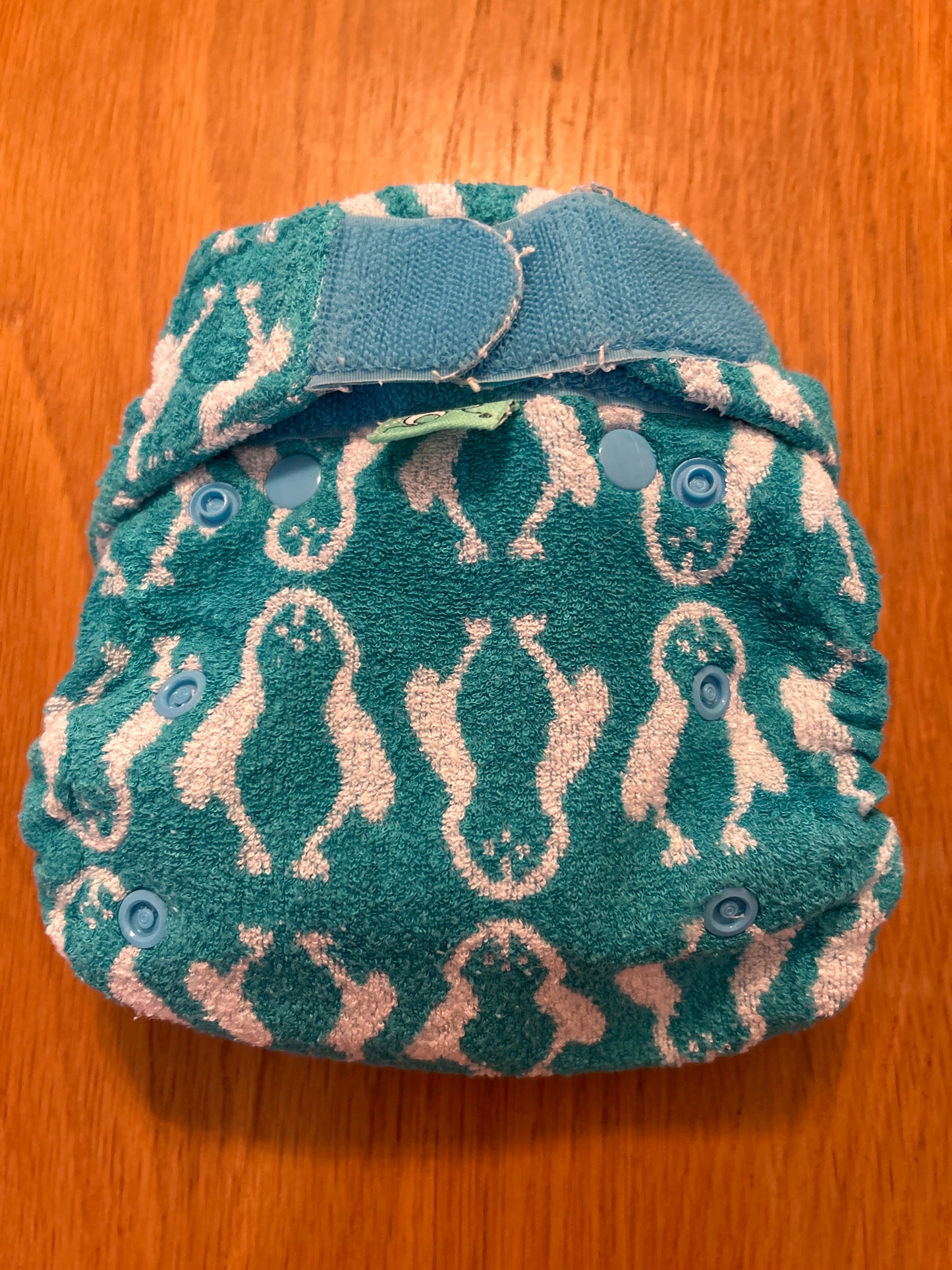 TotsBots  - Fitted Nappy bamboozle size 2 (077)