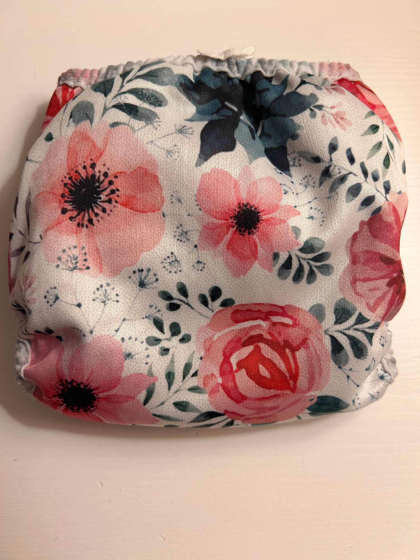Motherease rose newborn / XS all in one nappy (003)