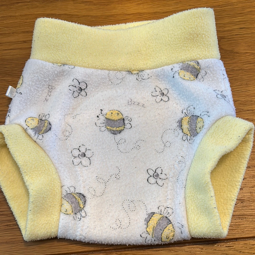 Fleece pull up nappy wrap cover (050)