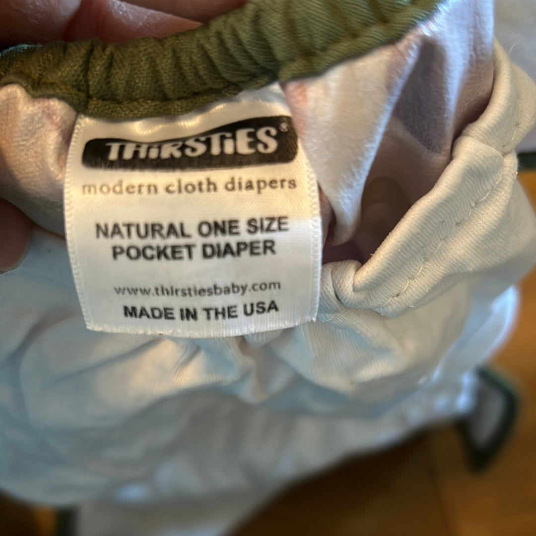 Thirsties natural one size nappy wrap (032)