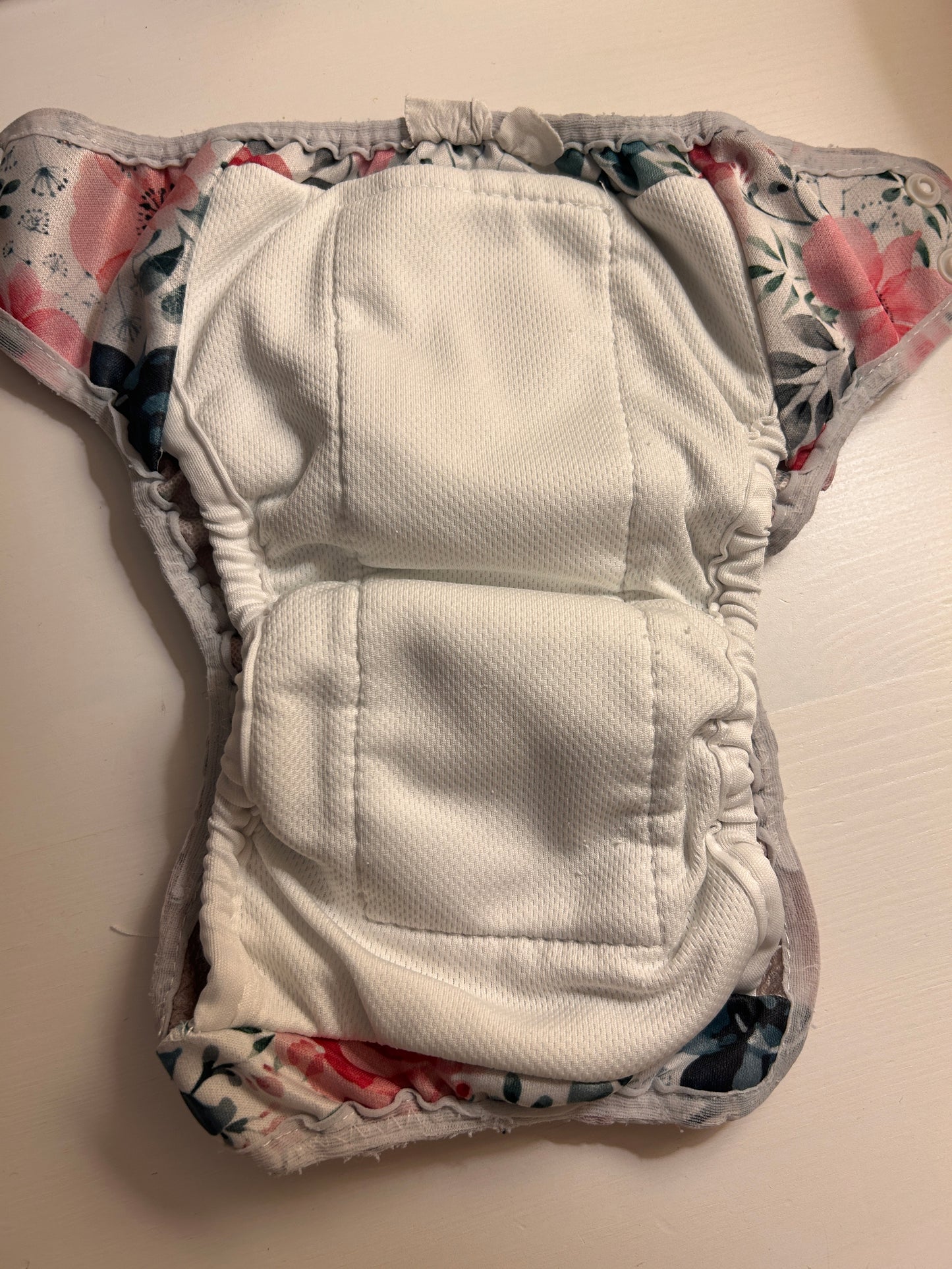 Motherease rose newborn / XS all in one nappy (003)