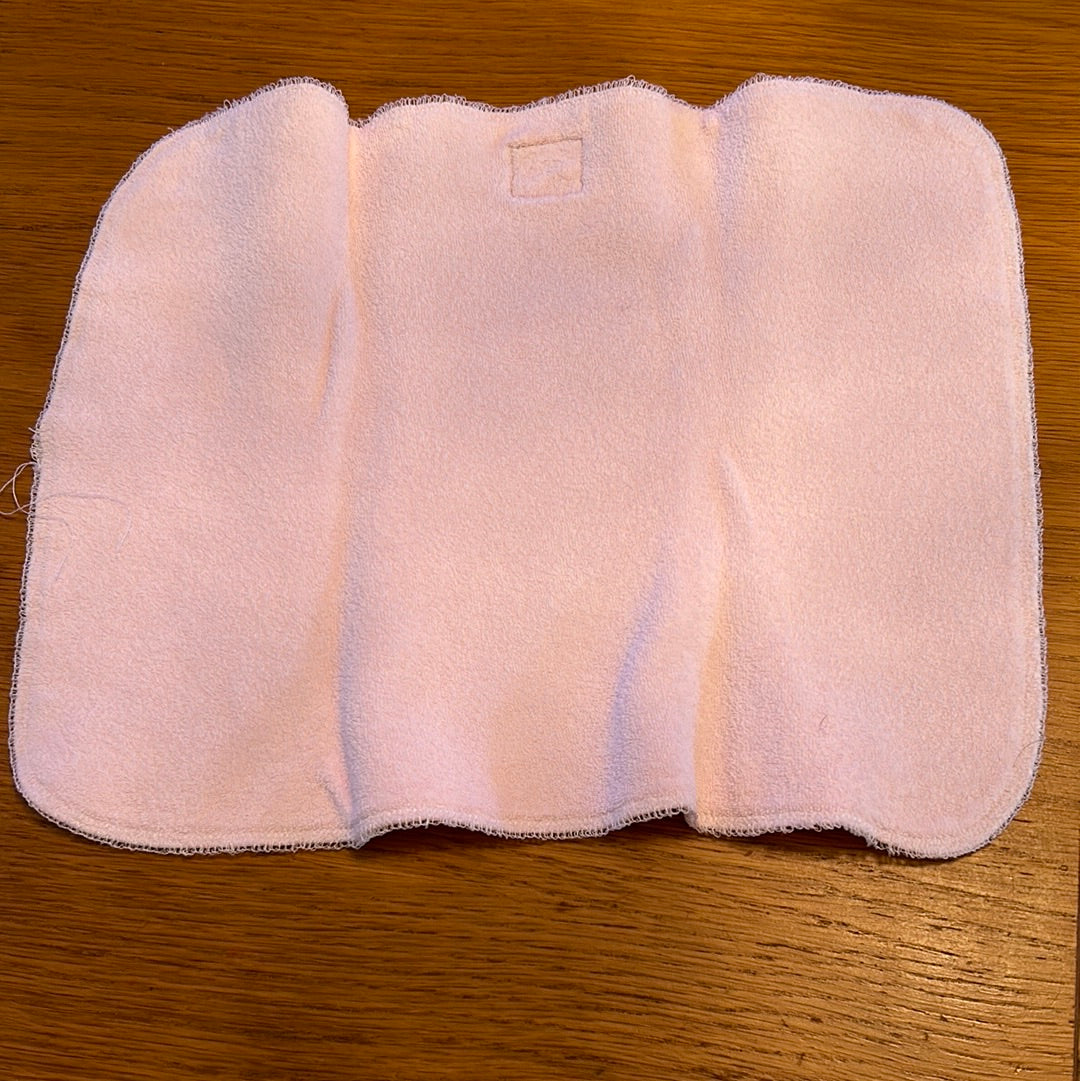 Lovely Bobo and Tweet pink trifold booster (booster/flat) nappy (043)