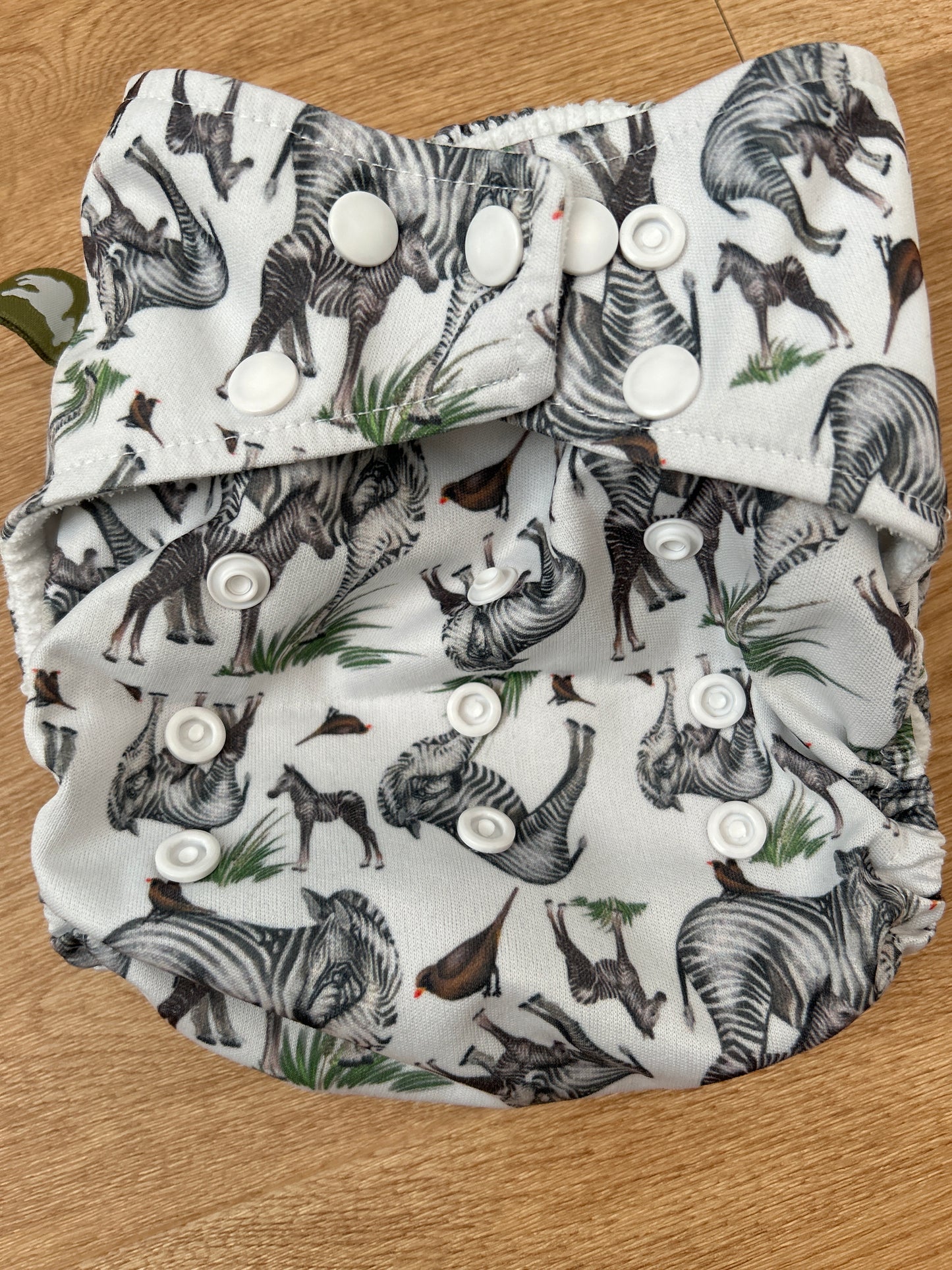 Little Lamb pocket nappy with 2 original double inserts (003)