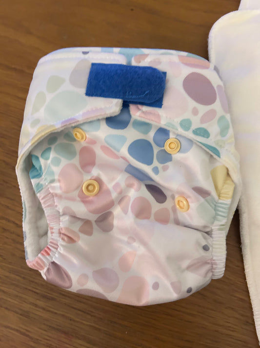 Baba and Boo brand new newborn pocket nappy.  (#094)