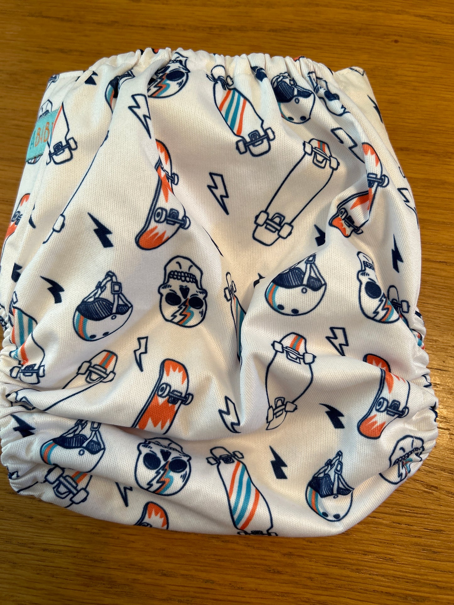 Alva baby skulls pocket nappy (003; unbranded)