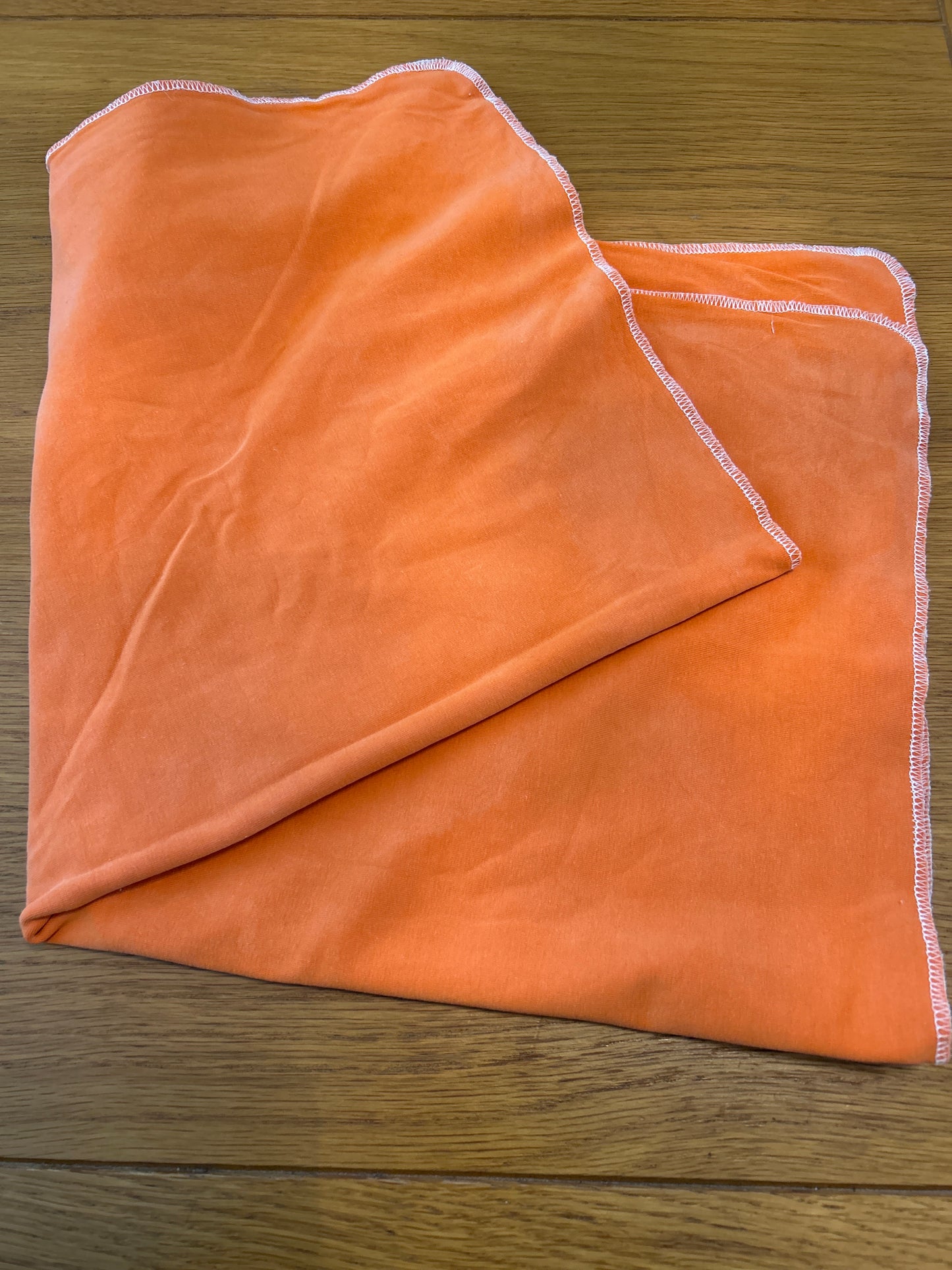 Orange Preflat (flat) nappy / muslin (073)