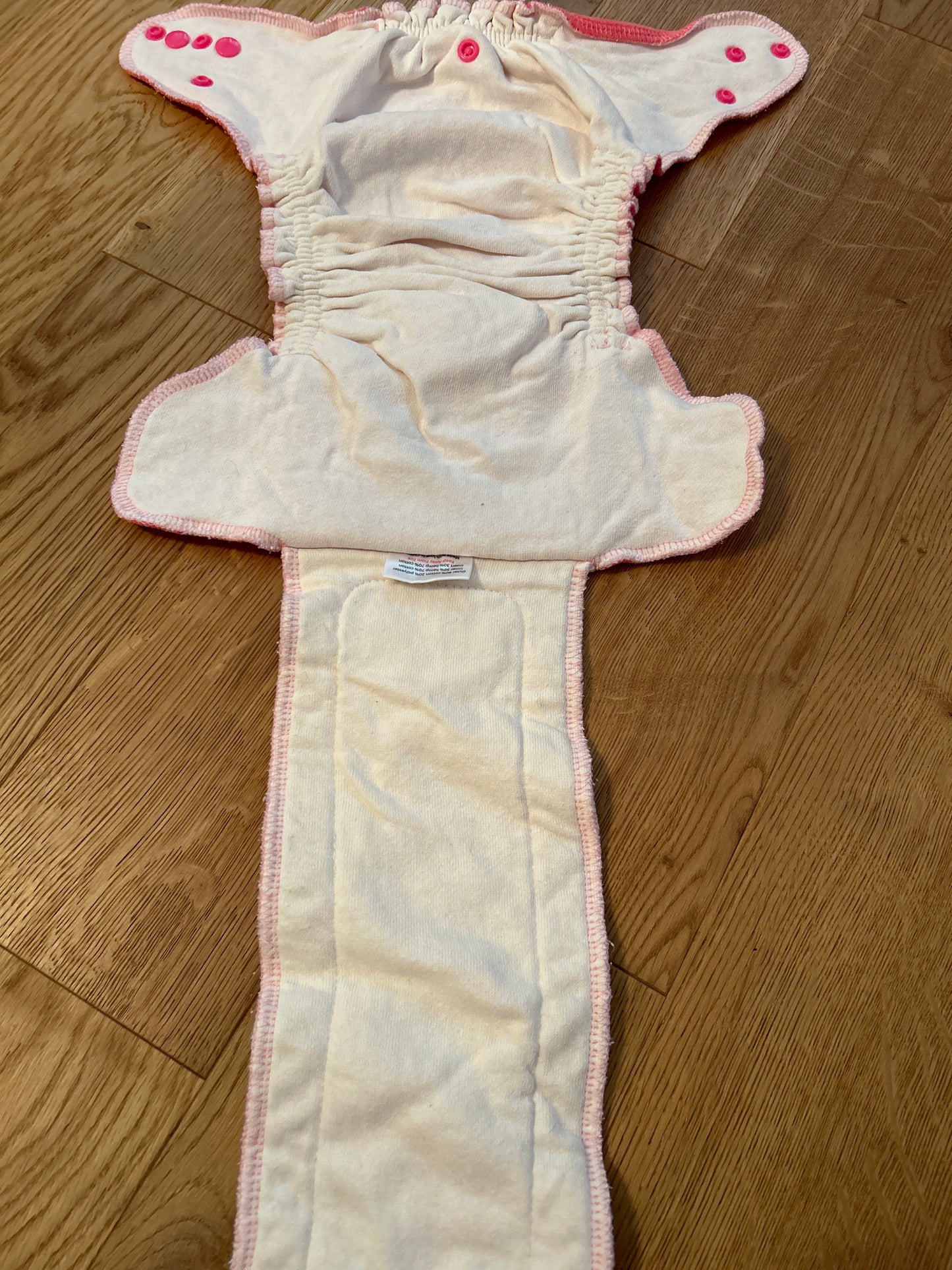 TJs fitted nappy with insert (072)