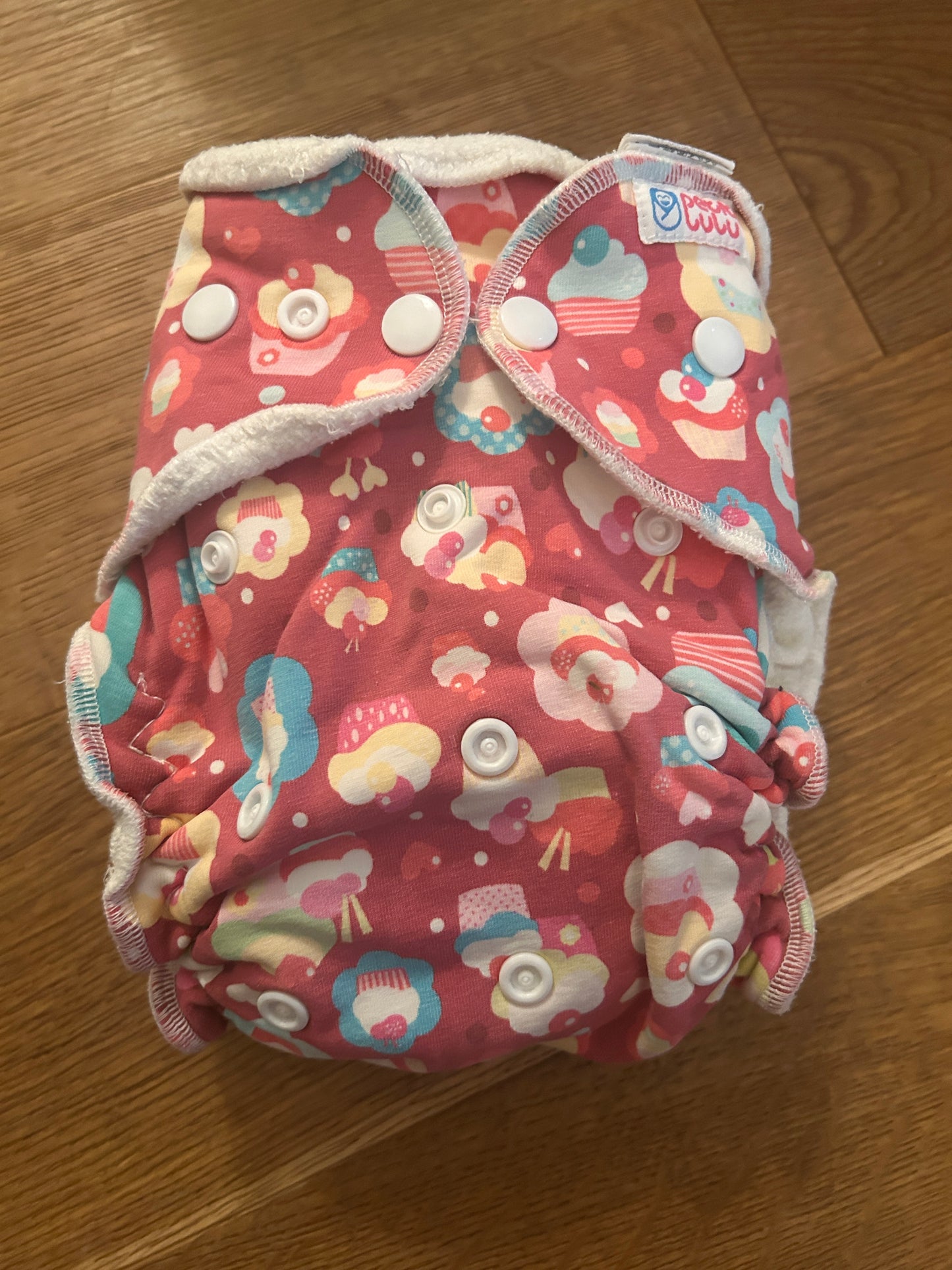 Petit Lulu fluffy organic fitted nappy (056)
