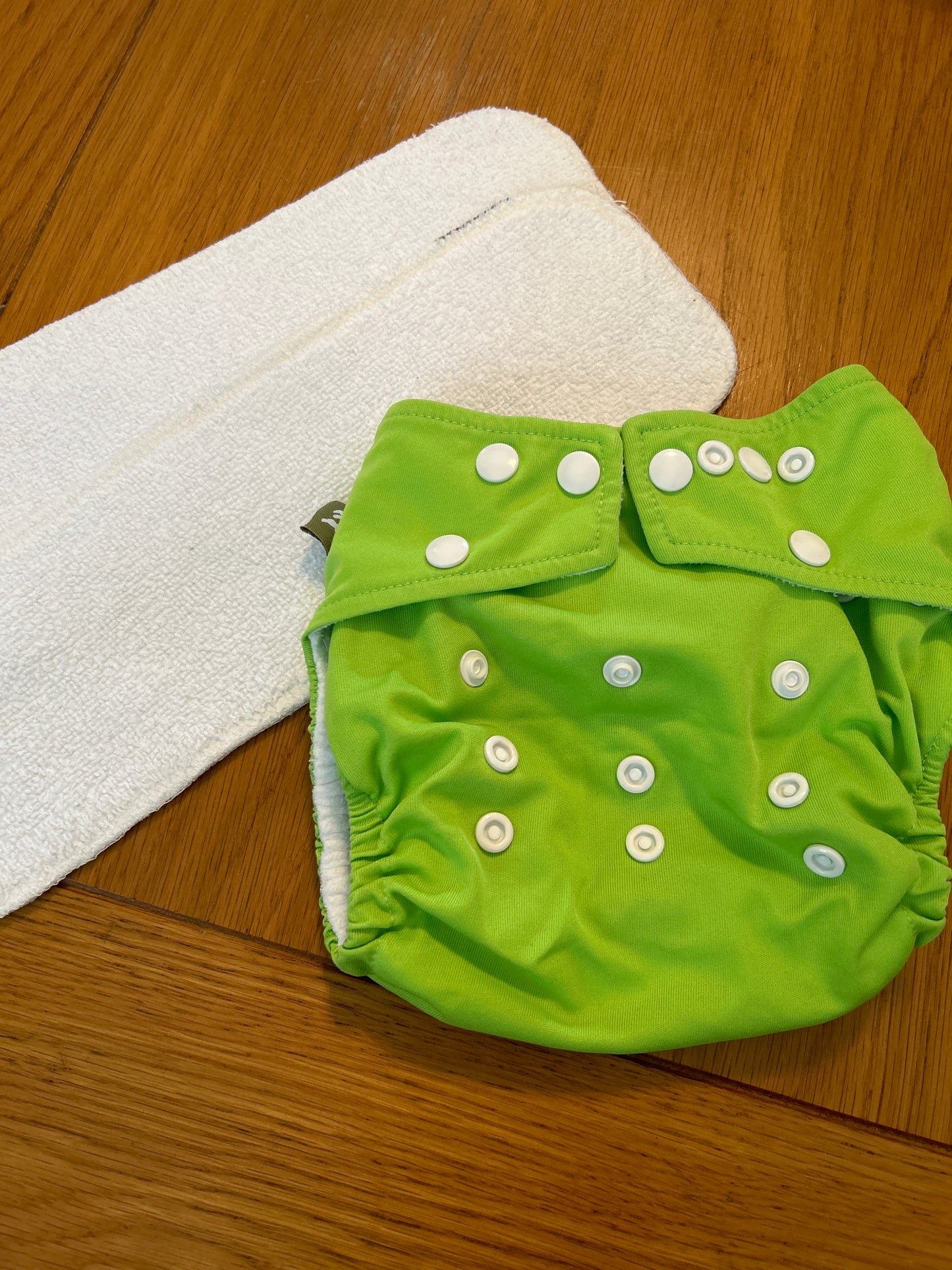 Little Lamb pocket nappy with inserts (003)