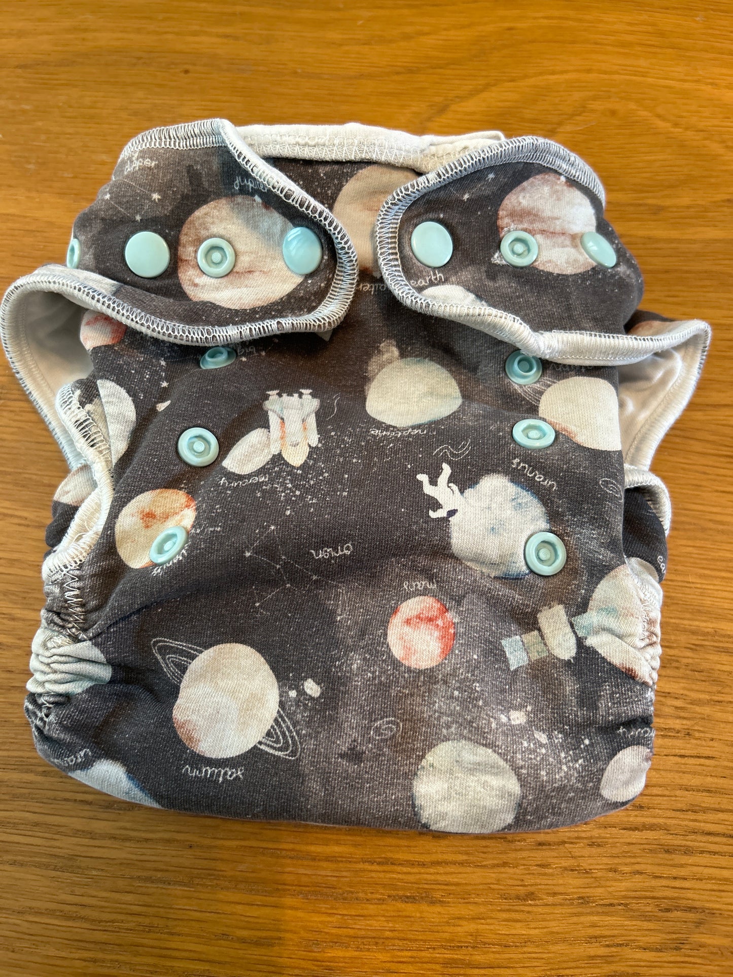 Bear Cottage Reusables Elasticated Preflat (flat) nappy (063)