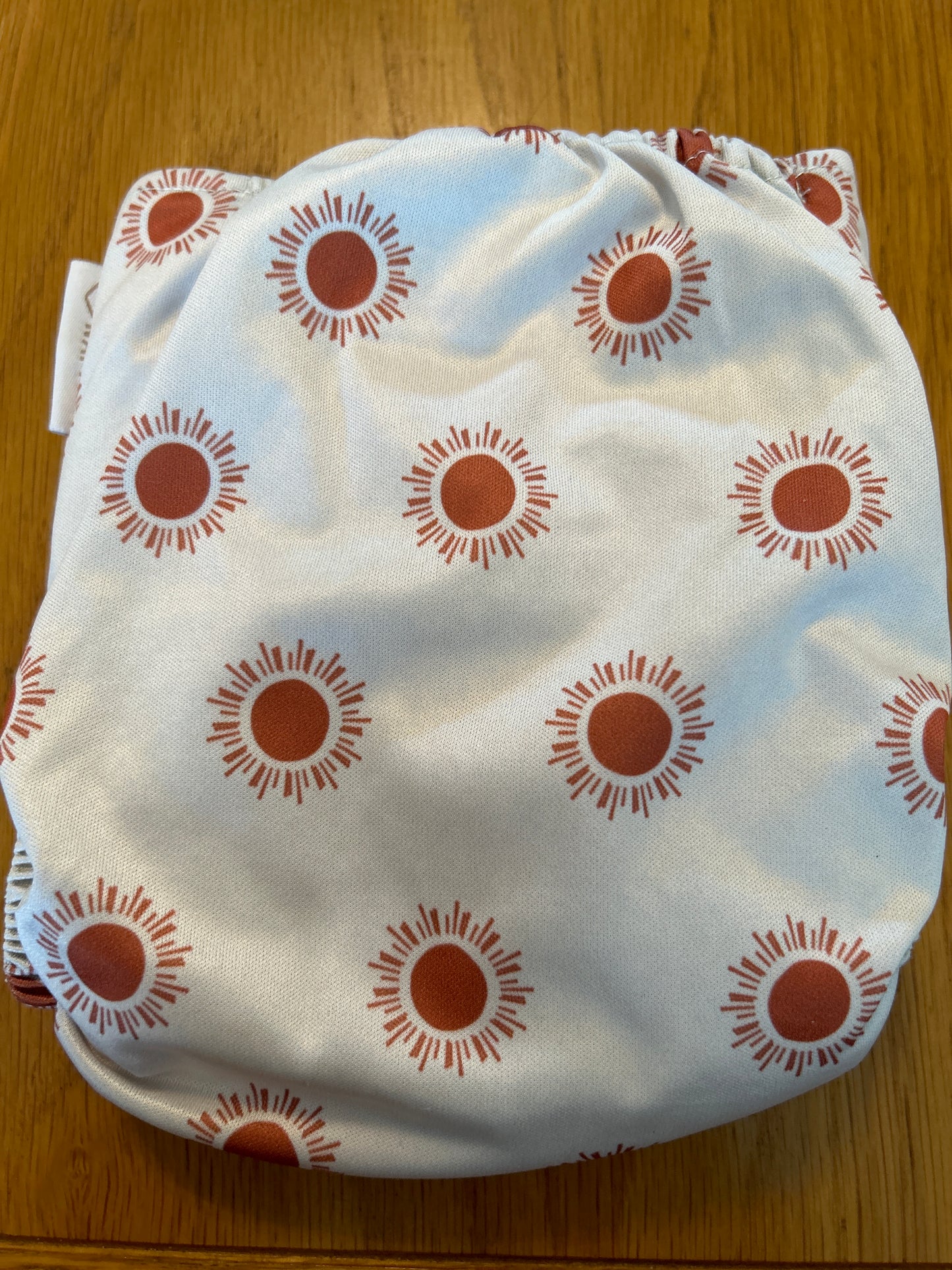 Modern cloth nappies pocket nappy with two original slim inserts (057)