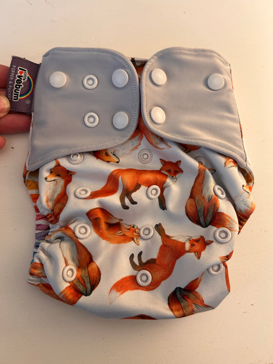 Little LoveBum - Popper and Pocket nappy (003)