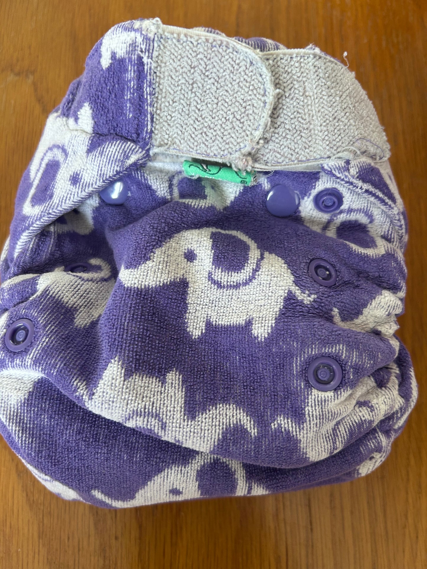 TotsBots  - Fitted Nappy bamboozle size 2 (003)