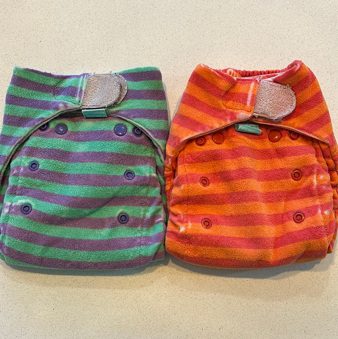 Totsbots - Fitted Nappy bundle bamboozles size 2 (003)