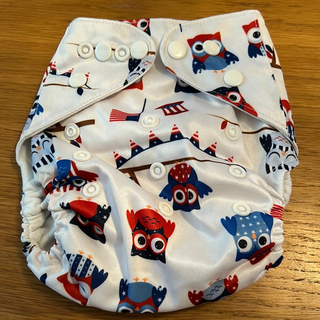 Unbranded USA flag and theme Pocket nappy (026)