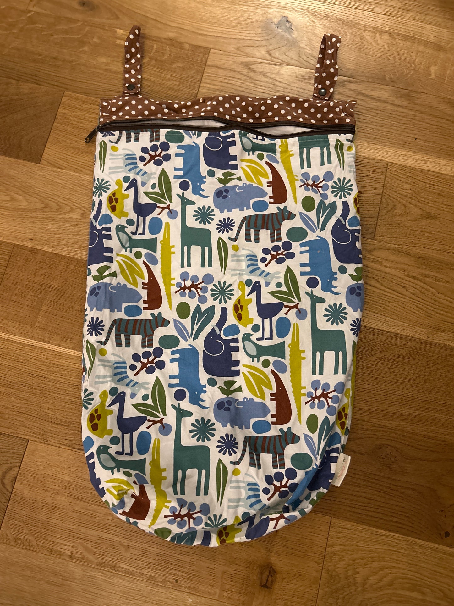 Monkey feet designs large wet bag / pail (accessories; 093)