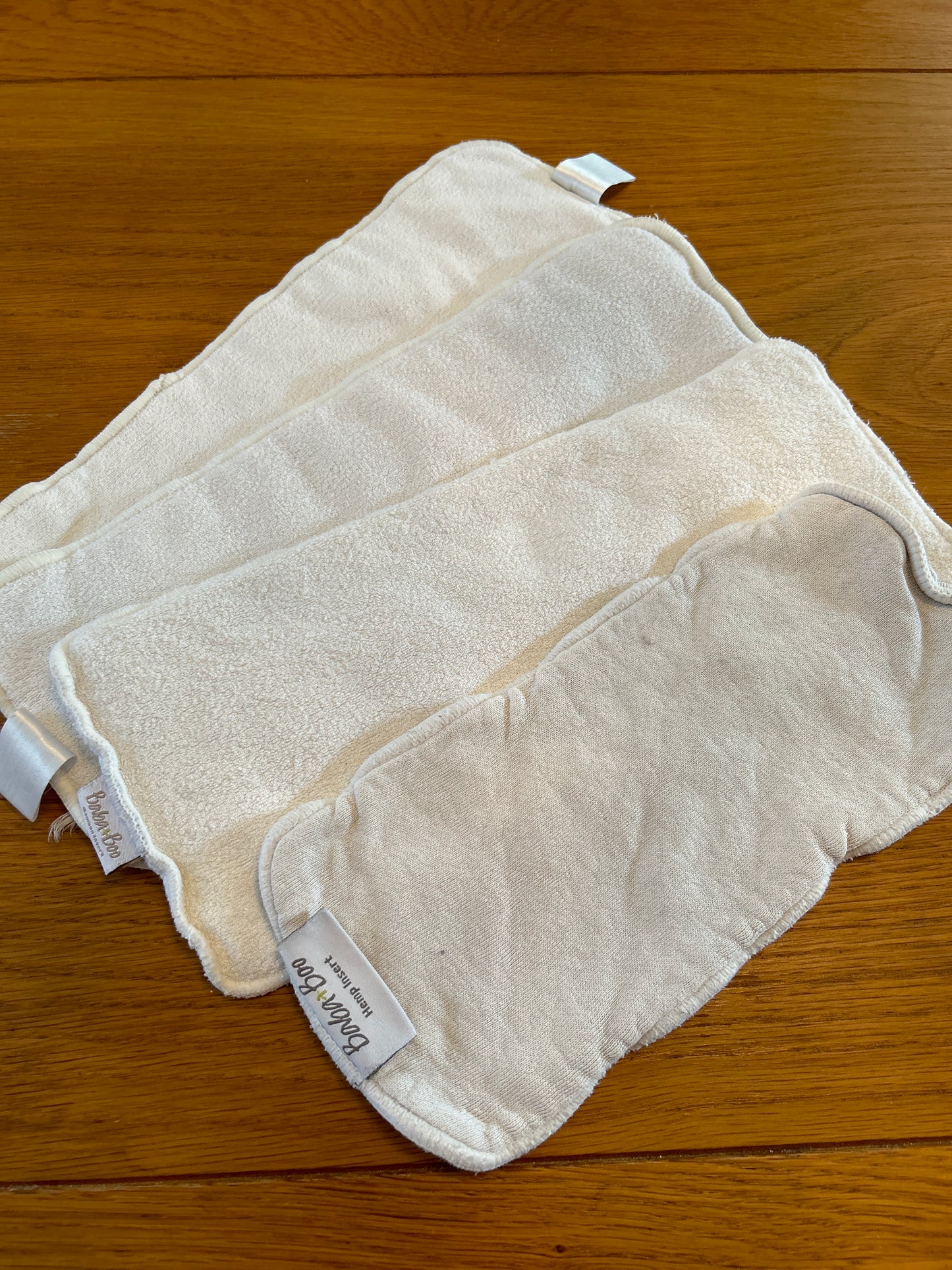 Bundle of bamboo and hemp inserts bundle (nappy bundle; 073)