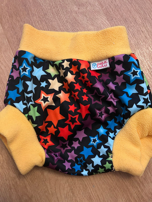 Petit Lulu fleece nappy wrap M  (099)