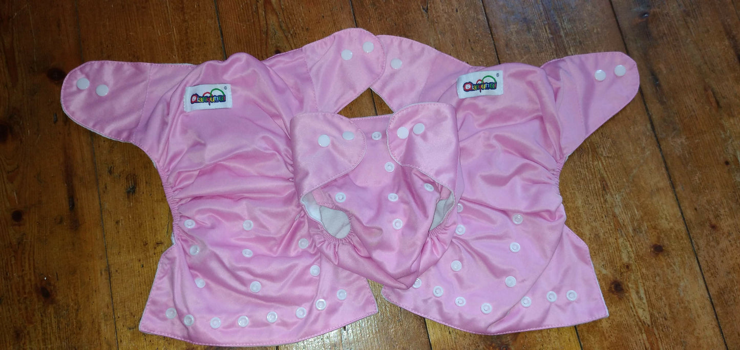 15 Reusable nappies cloth diaper with boosters and liner sheets