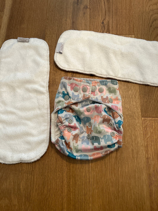 Baba and Boo pocket nappy with inserts (003)