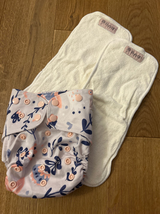 Fiyyah Pocket nappy and insert (098)