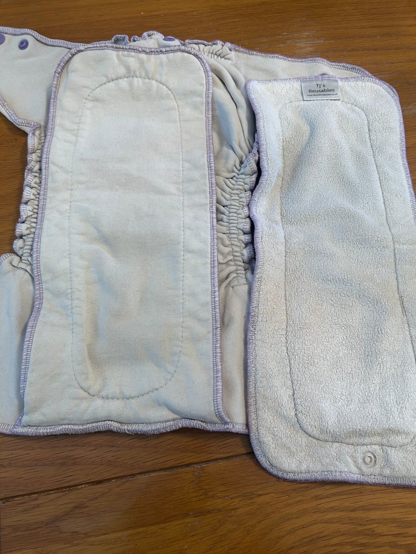 TJs fitted nappy with insert (022)