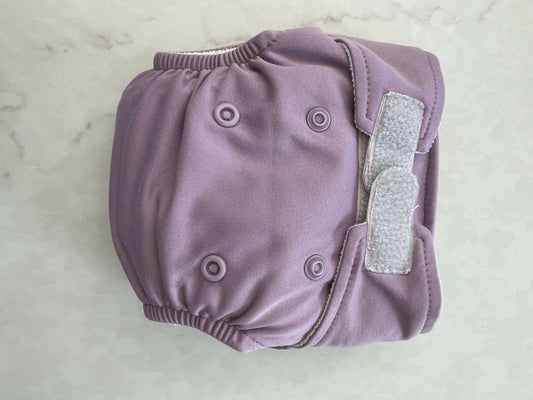 Baba and Boo New born pocket nappy purple