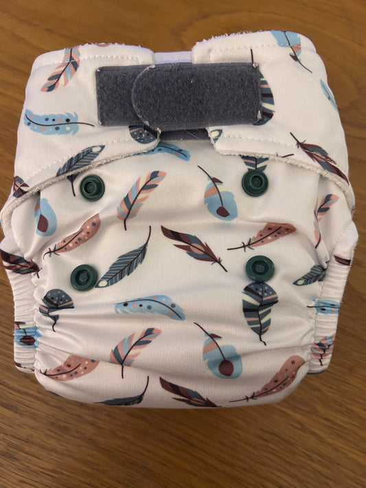 Baba and Boo newborn pocket nappy.  (#094)