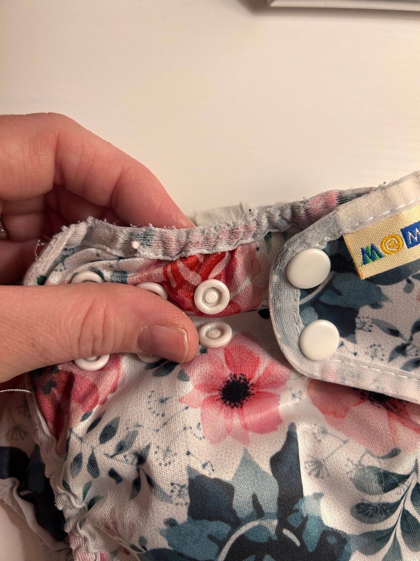 Motherease rose newborn / XS all in one nappy (003)