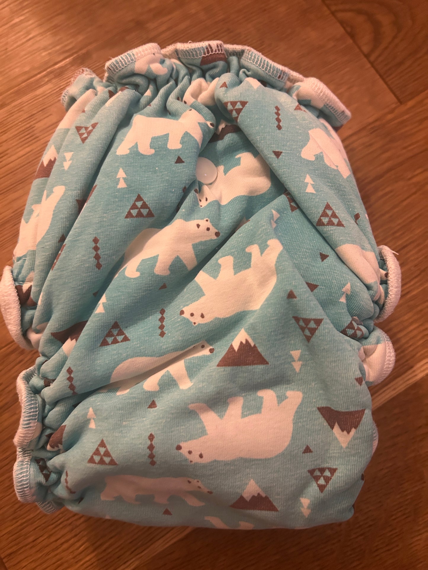 Petit Lulu fluffy organic fitted nappy (056)
