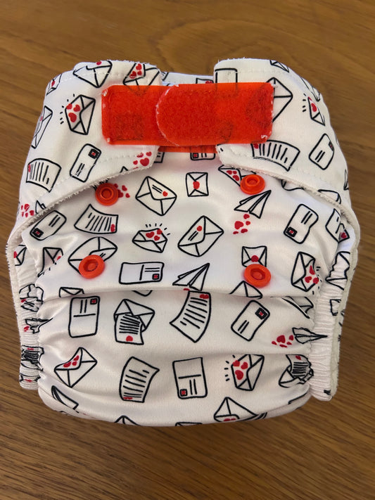 Baba and Boo newborn pocket nappy.  (#094)