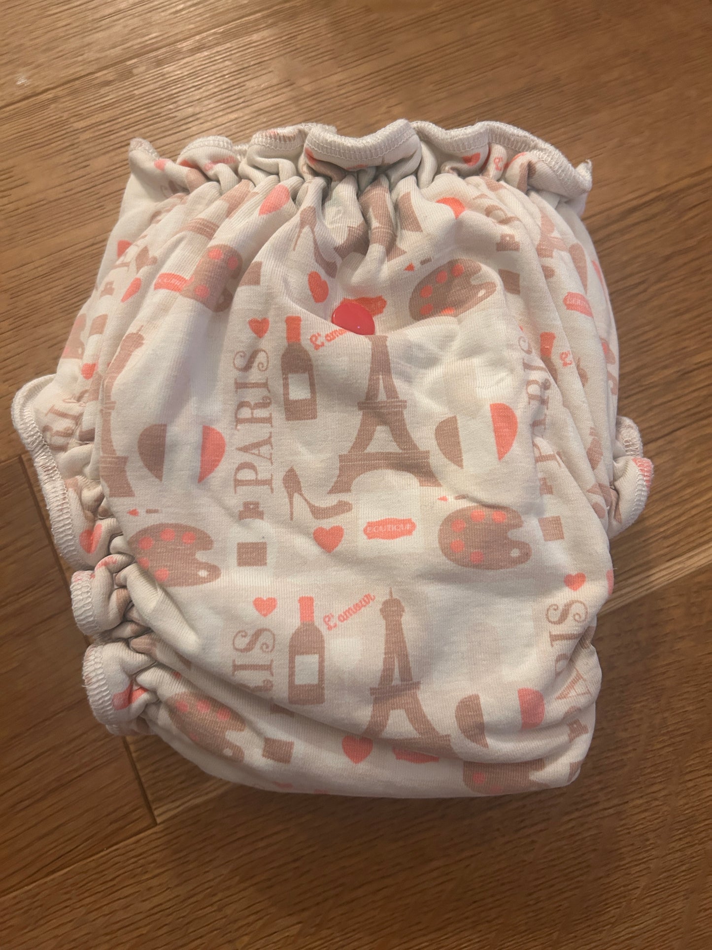 Petit Lulu fluffy organic fitted nappy (056)