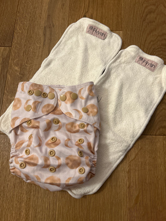 Fiyyah Pocket nappy and insert (098)