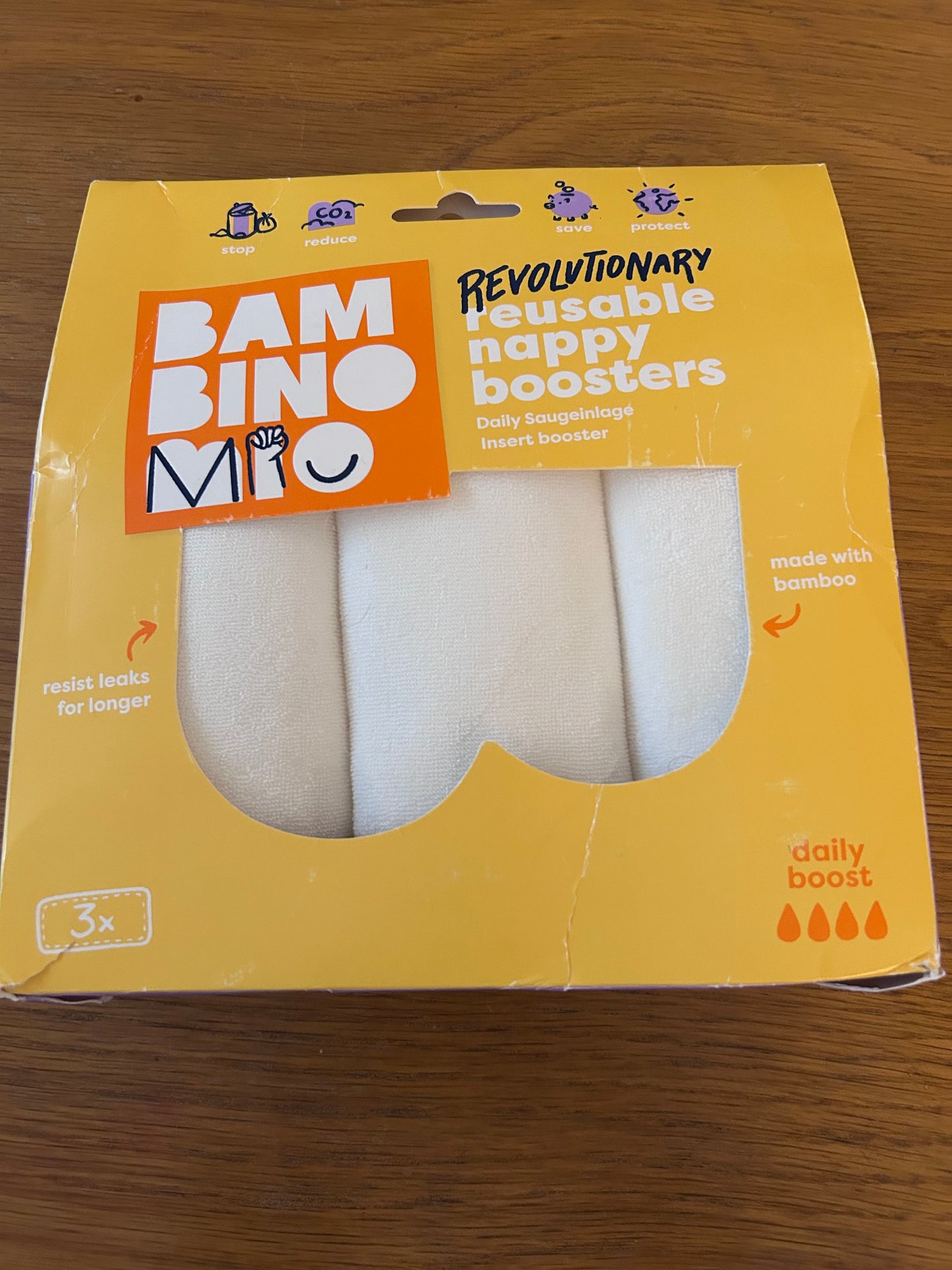 Bambino Mio bamboo boosters brand new (#084; boosters & inserts)