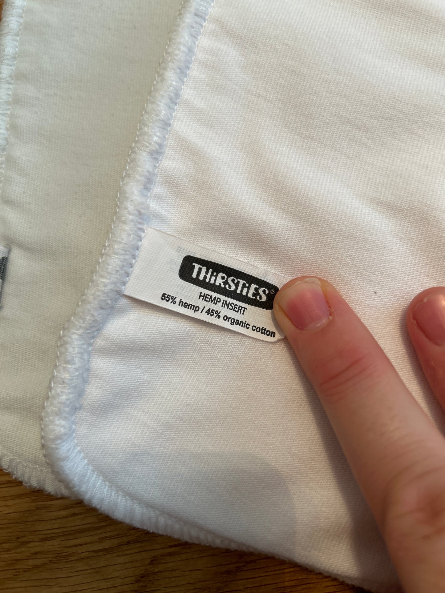 Thirsties hemp and cotton insert - like new (003; boosters & inserts)