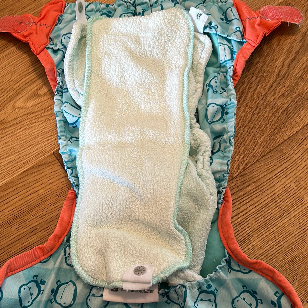 Close pop in all in two nappy - broken popper inside (003)