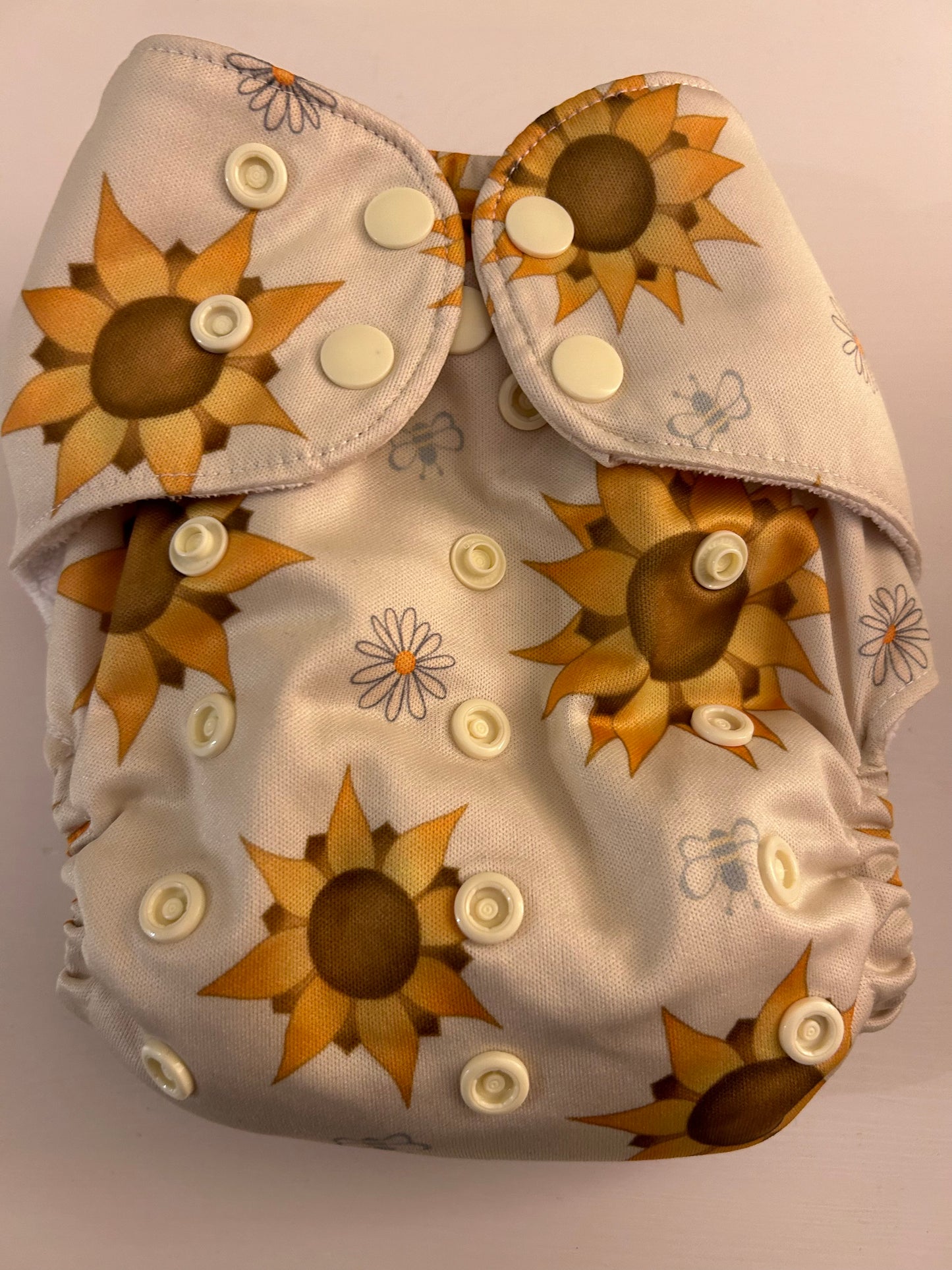 Bells Bumz - sunflower Pocket Nappy (003)