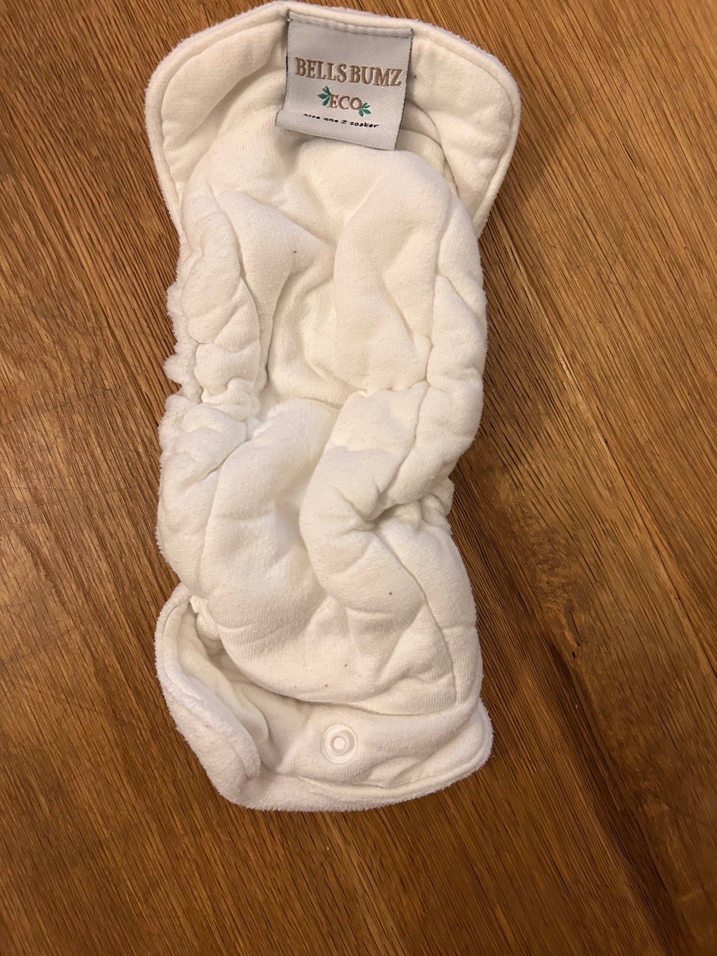Bells Bumz size one Nappy z soaker white (boosters & inserts; #100)