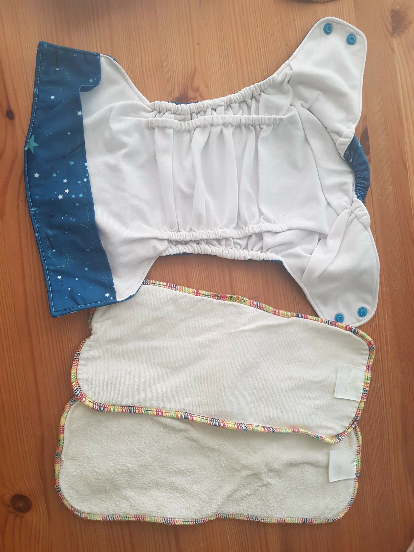 bells bumz pocket nappy with original insert and extra insert