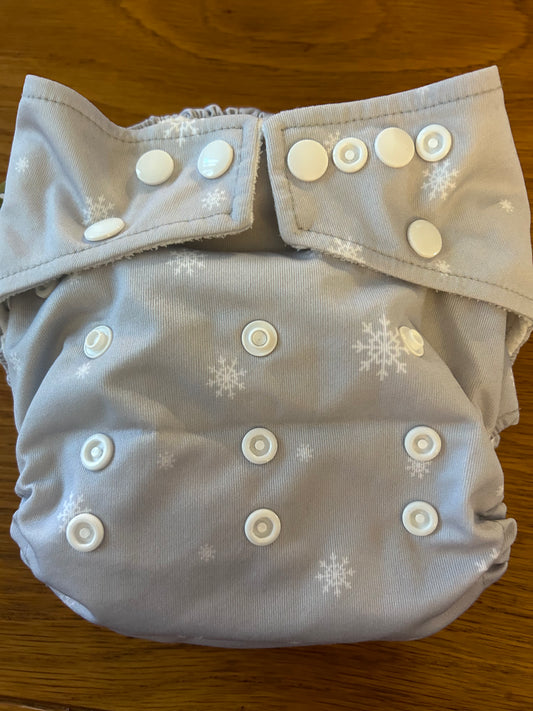 Little Lamb birth to potty one size pocket nappy limited edition (003)