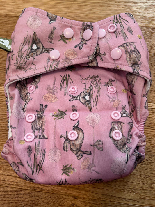 Little Lamb birth to potty one size pocket nappy (003)