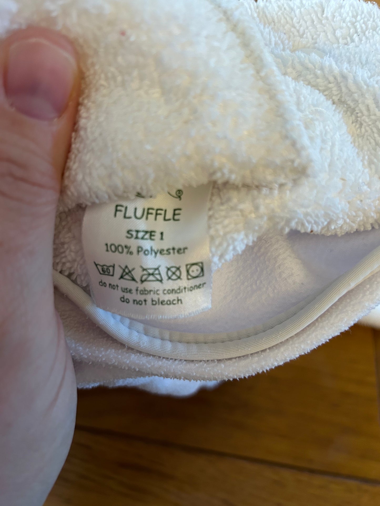 Totsbots fitted fluffle size 1 nappy  (058)