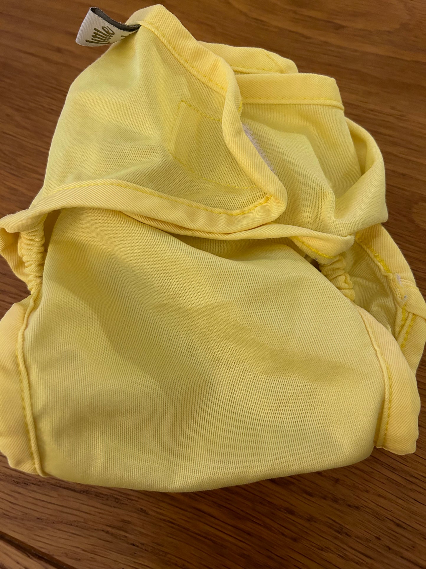 Little Lamb nappy wrap size 1 yellow (062)