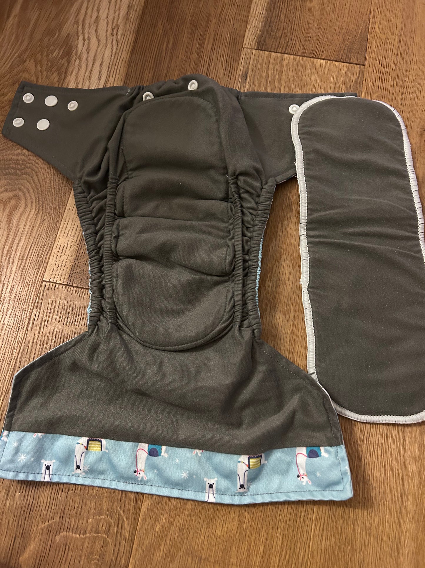 La Petite Ourse - Pocket style all in one Nappy (022)