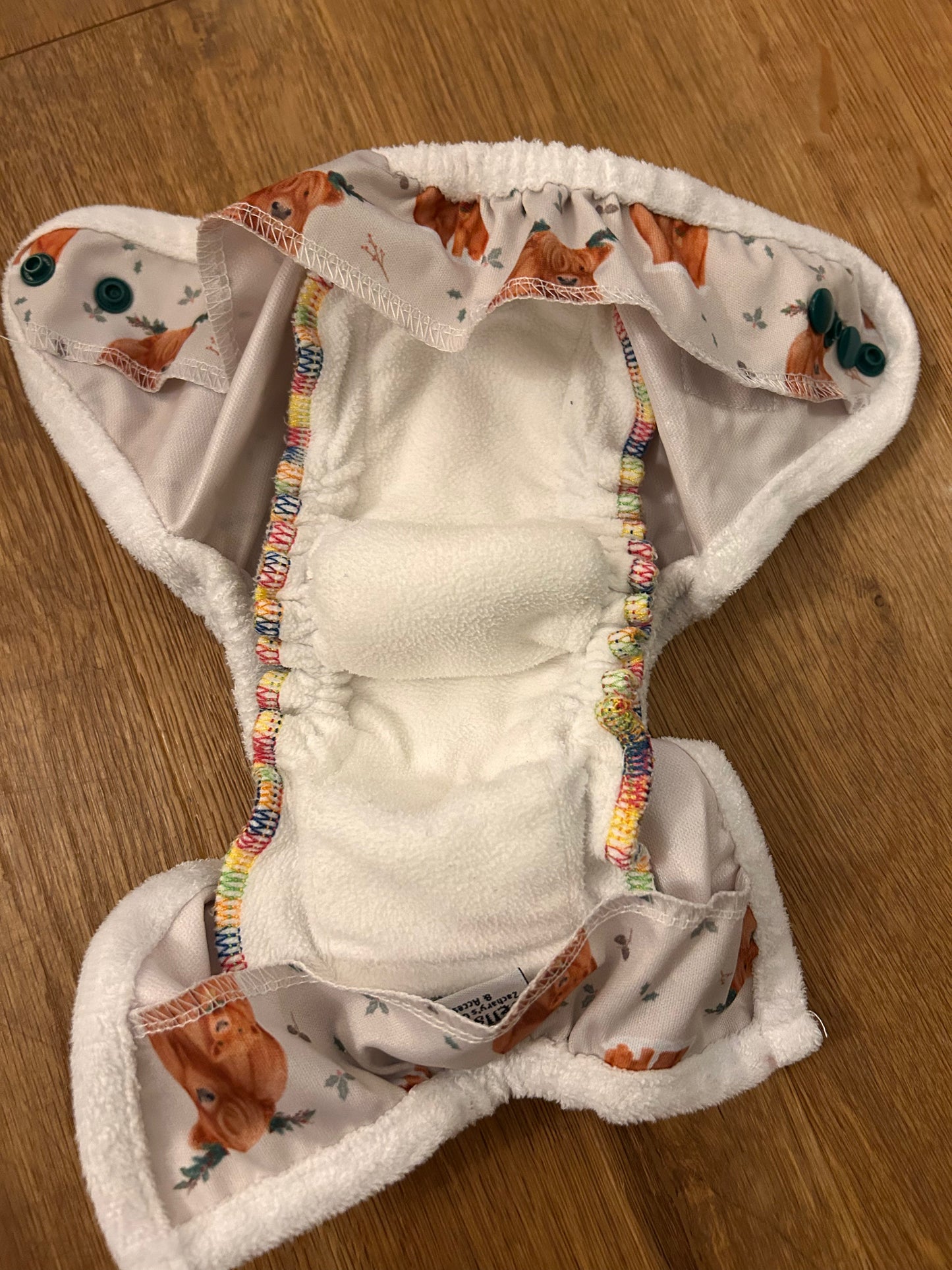 Bells Bumz all in two newborn nappy.  (#100)