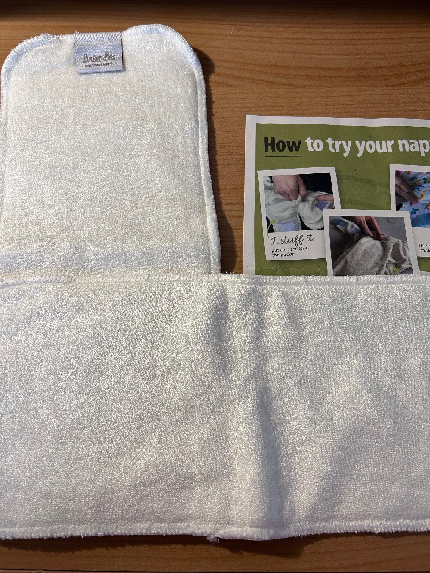 Baba and Boo newborn pocket nappy, brand new (003)