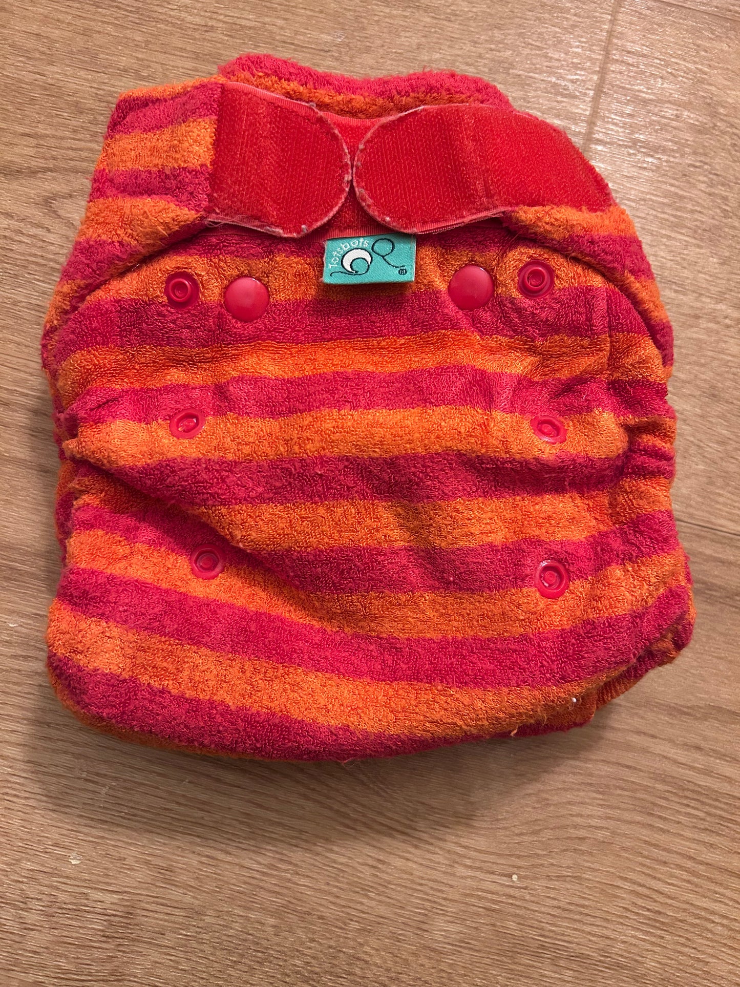 TotsBots  - Fitted Nappy bamboozle size 2 (003)
