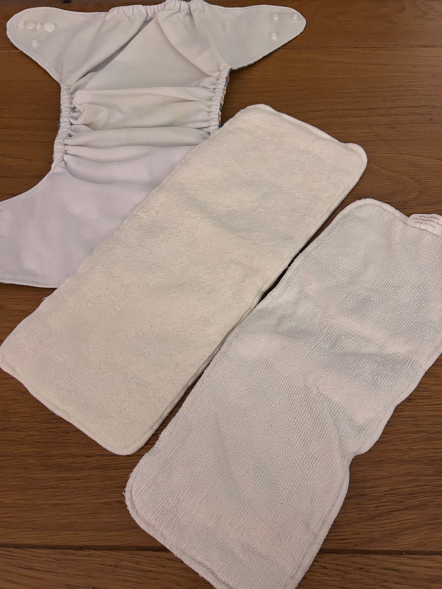 Alva baby pocket nappy with 2 inserts (003)