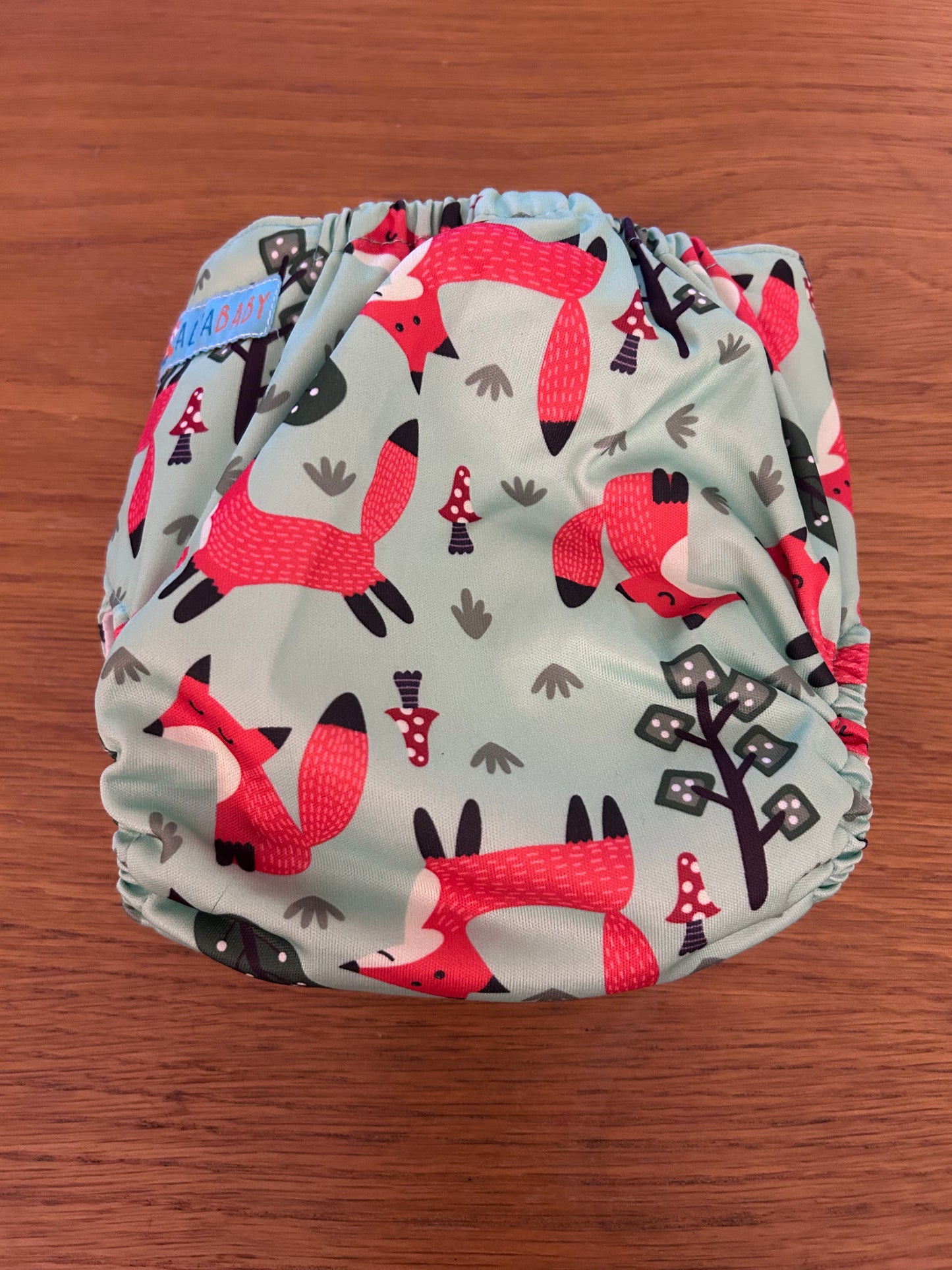 Alva baby pocket nappy with 2 inserts (003)